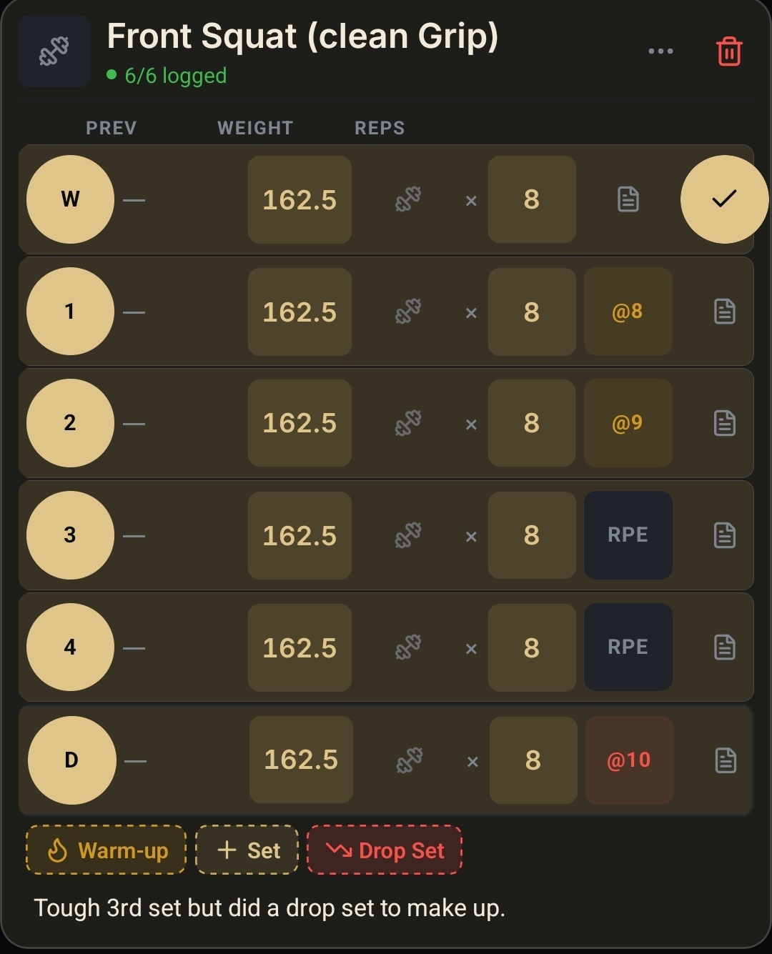 NEPSYN exercise options screen with actions like convert set scheme, swap exercise, and view history.